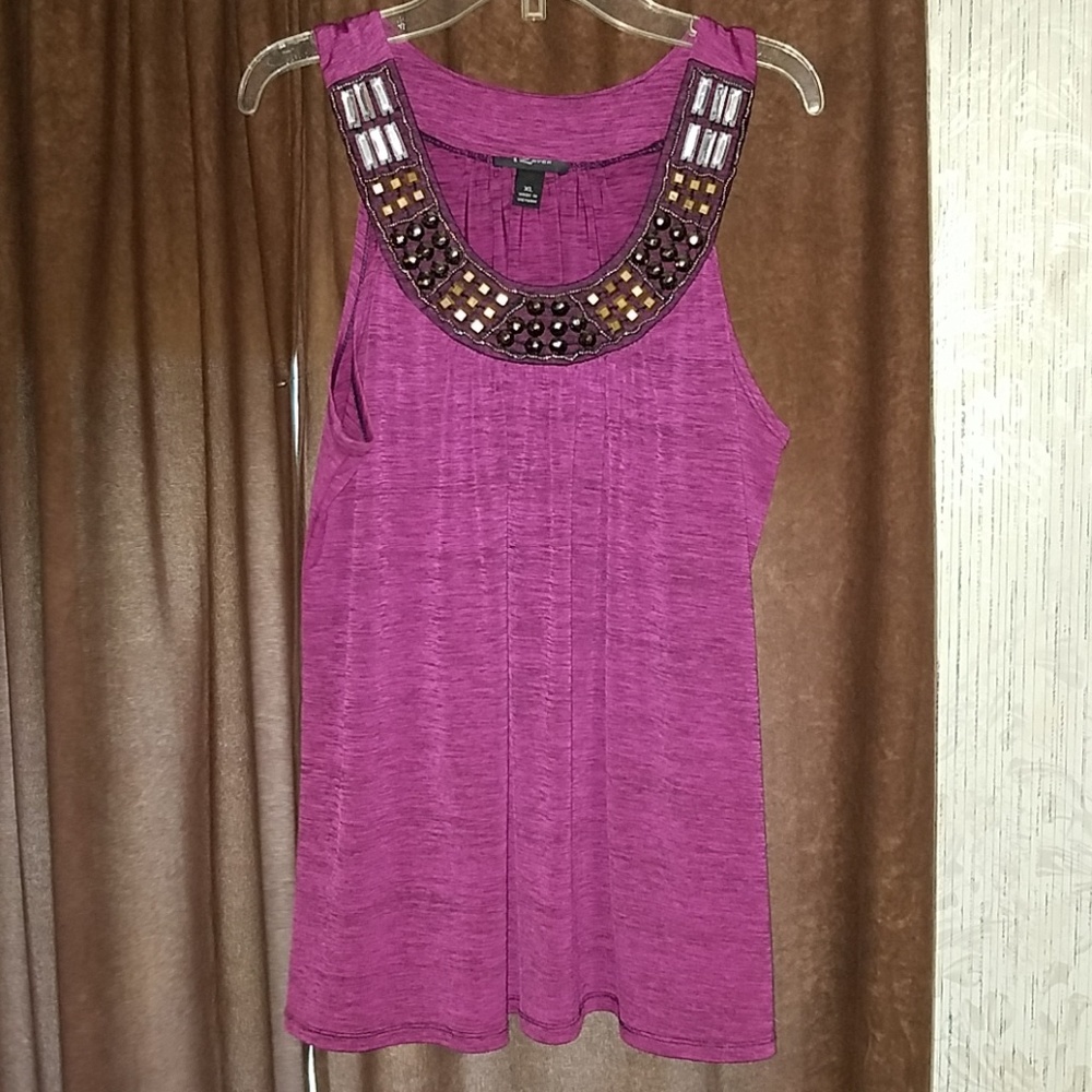 Purplish color ladies top